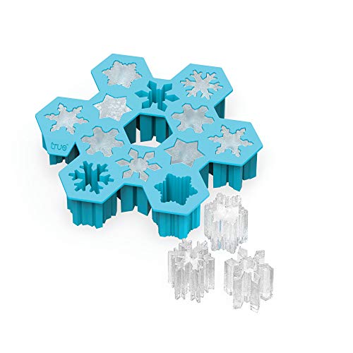 True Zoo 3340 Truezoo Snowflake Silicone Ice Cube Tray, Novelty Large Mold Makes 12 Snowflake Ice Cubes thumb #5