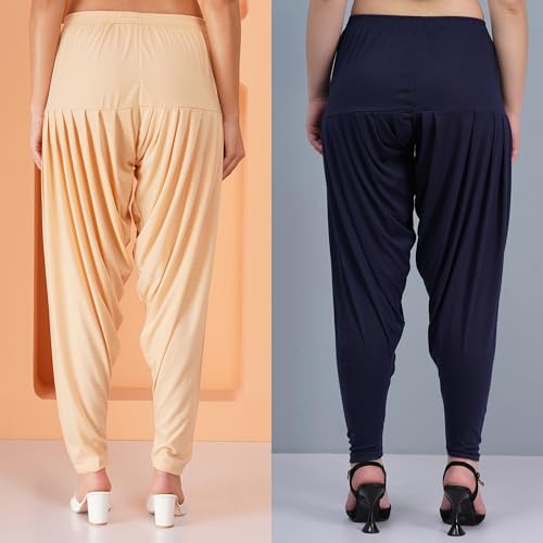 Image of Buy That Trendz Patiala Salwar for Women Relaxed Fit Viscose Patiyala Salwar Harem Bottom Pants