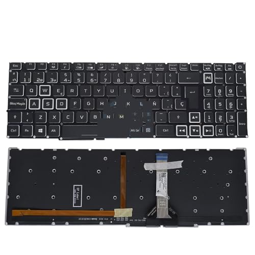 Clavier rétroéclairé RGB Acer Nitro 5 AN515-56 AN515-57 AN515-45 rechange AZERTY