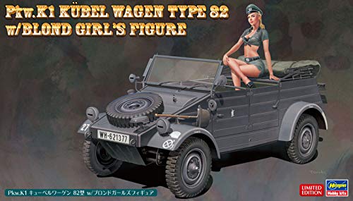 Hasegawa Kübelwagen con Figura y Kit 1/24 miniatura 5