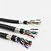 ZGYDNM Twisted Pair Shielded Cable 2 4 6 8 10 12 core 20 22 18 26 24awg 5 M PVC Pure Copper core Communication Signal Soft Control Cable(5 Meters Price,8 CORES_24 AWG 0.2MM)