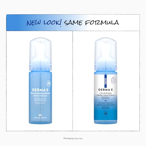 Cleanser Derma-E nettoyant visage ultra hydratant mousse douce - 3