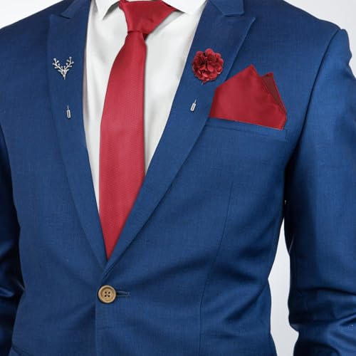 Set de corbata ajustable para hombre con accesorios formales miniatura 5