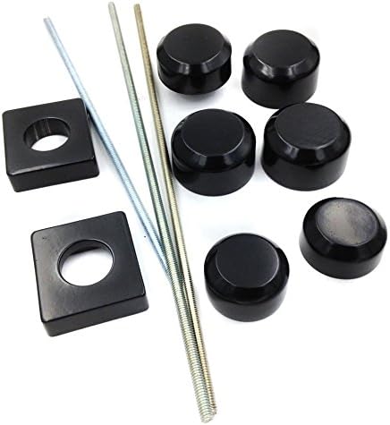 SMT-Black Fork Axle Caps Cover Compatible With Suzuki Gsx-R Gsxr600 Gsxr750 Gsxr1000 [B00RNIRG6I]