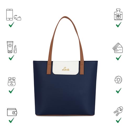 Image of Lavie Women's Colourblock Jossie Tote Bag | Tote Bag for Work | Ladies Purse | Stylish Shoulder Bag | Gift for Women