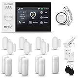 Photo Gallery huxgo® hxa007 antifurto casa wireless wifi + gsm con sirena | kit allarme casa senza fili: 7x rilevatori di movimento, 7x sensori di allarme per finestre/porte | allarme casa, appartamento Photo Gallery huxgo® hxa007 antifurto casa wireless wifi + gsm con sirena | kit allarme casa senza fili: 7x rilevatori di movimento, 7x sensori di allarme per finestre/porte | allarme casa, appartamento