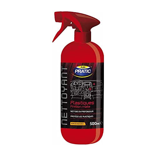 Auto PRATIC - Limpiador de plástico cítrico acabado mate, 500 ml