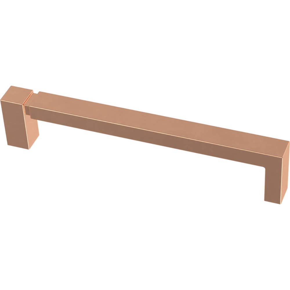 Poignées de tiroir haut de gamme Franklin Brass asymétriques en cuivre 128 mm