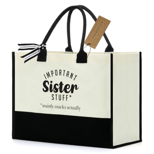 Image of FORBIDDEN PAPER Gifts Tote Bag Important Stuff Tote Gift Gifts Birthday for Shopping Bag Grocery Bag Utility Tote