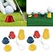Fcnjsao 2set Indoor Rubber Winter Tees Indoor Tees with Different Heights Outdoor Sports Tees Accessories