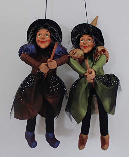 Creation Gross - Adorno navideño para Volante con Gafas y Escoba (50 cm) Cover