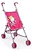 Bayer Design 30182AA Sillita de Paseo para muñecas, con cinturón de Seguridad, Cuatro Ruedas Dobles, Rosa, Princesa, Color, 58cm (30182)