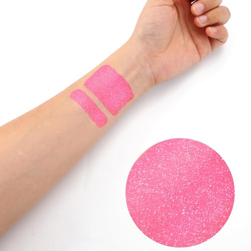 CCbeauty Hot Pink Glitter Eye Black Stick for Multi Sports, Anti-Glare EyeBlack for Football Baseball Softball Lacrosse, Water-Proof Eye Black for Athletes & Fans, Sport Face Paint, Pink Accessories - Thumbnail 3