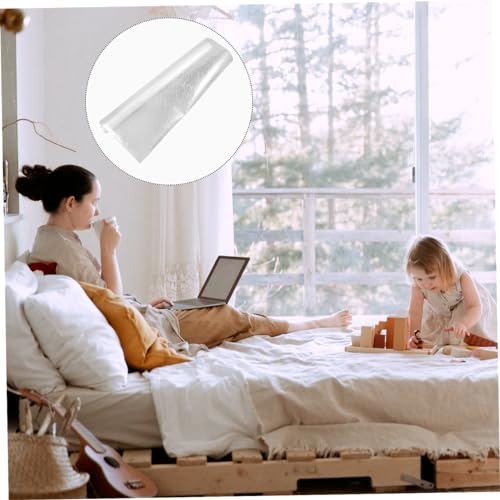 Película decorativa para ventana blanca de PVC 100x45 cm miniatura 6