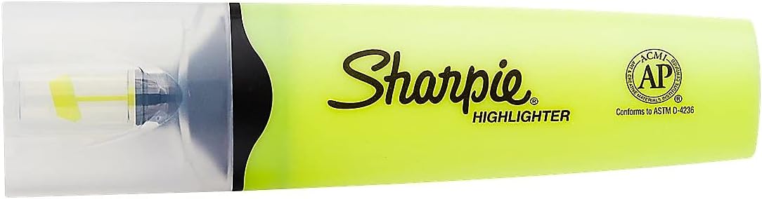 SHARPIE 2472792 Clear View Highlighters Chisel Assorted 8/Pack (1971843)