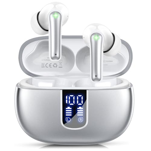 Nequga Wireless Earbuds Bluetooth 5.4 Headphones with 48H Playtime Ear Buds