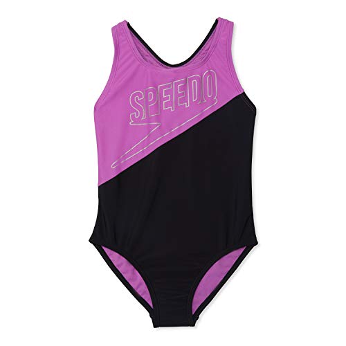 Image of Speedo Girls Printed Sport Splice