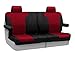 Coverking Custom Fit Front 50/50 Split Bench Seat Cover for Select Chrysler LeBaron Models - Neoprene (Red with Black Sides)