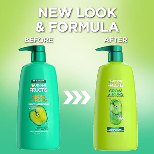 Garnier Fructis Grow Strong Shampoo, 33.8 Fl Oz, 1 Count (Packaging May Vary) (Pack of 2) - image 3