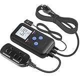 DIGITEN Humidity Controller Pre-Wired Digital Humidistat, Dual-Stage Outlet Humidifier/Dehumidifier for Mushroom,Reptile, Greenhouse, Fan, Grow Tent