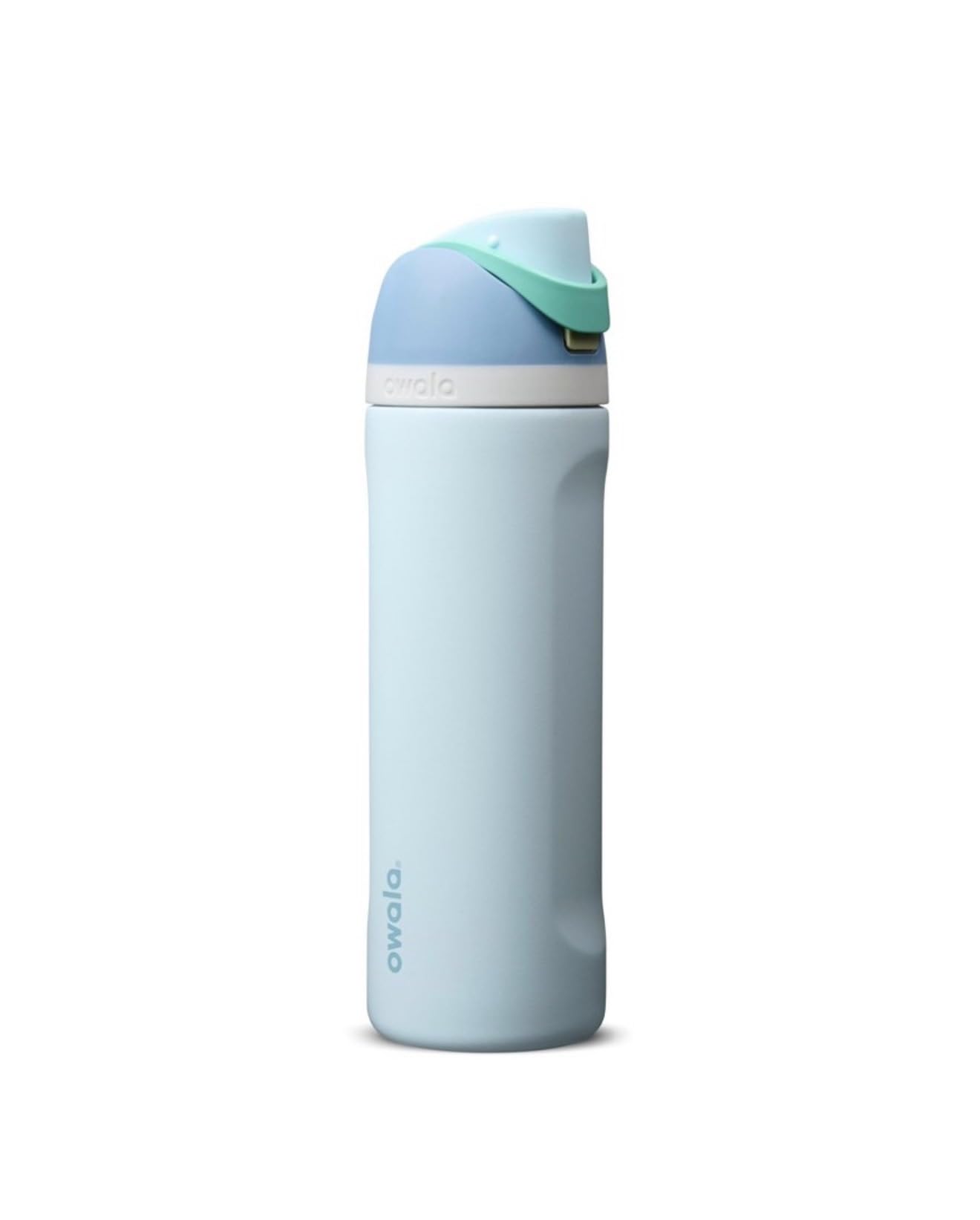 Owala FreeSip Insulated Water Bottle Bluebird 24 fl oz | Stainless Steel, Built-in Straw, Double-Wall Insulated, Flip-Top Lid, Leak-Resistant