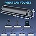 Desobry 16 inch Sound Bar for Smart TV, Small Soundbar with Surround Sound System, Bluetooth Sound Bar with HDMI/ARC/AUX/Coaxial/Optical/USB, Soundbar Speaker for Projector, TV, PC, Table Mountable