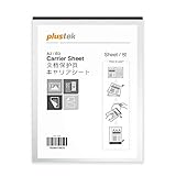 Plustek A3 Scanner Carrier Sheet (Scan A2 by Folding) - Protects Flimsy, Wrinkled or Torn Papers, for Old Blueprint, Report, Newspaper, Crinkled Photos.