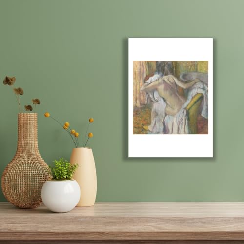Impression d'art Edgar Degas After the Bath affiche grand format d&eacute;co chambre - 3