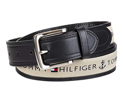 Tommy Hilfiger Cintura in tessuto intarsiato a