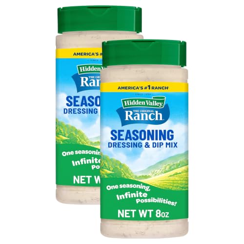 Hidden Valley Original Ranch Salad Dressing &amp; Seasoning Mix, Gluten Free, Keto-Friendly - 1 Canister (Package May Vary) (Pack of 2)