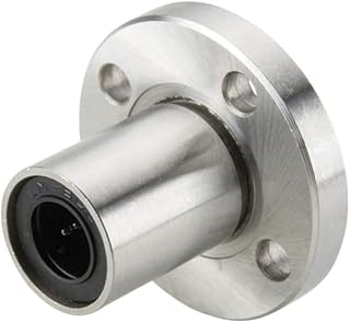 MAYANGYANG Brida De Piso 1 Uds 6mm/8mm/10mm/12mm/13mm/16mm Varilla de rodamiento de Movimiento Lineal de Acoplamiento de Brida Redonda Brida Roscada(LMF12UU 12mm)