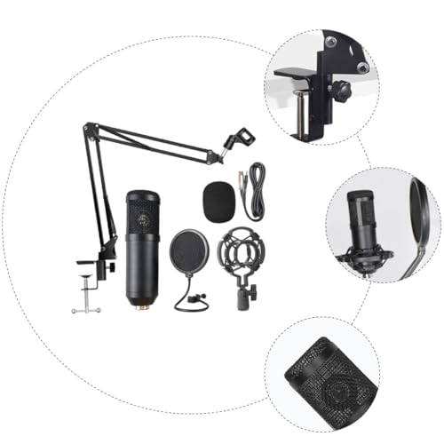 Microphone à condensateur cardioïde USB rotatif à 360° Abaodam - 7