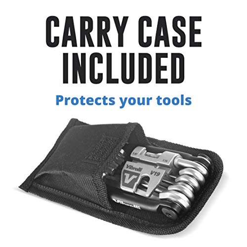 Vibrelli Bike Multi Tool V19 - With Carry Case - Performance Bicycle Multitool #TOP4