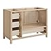 Alaterre Furniture Lucca Bathroom Vanity - Freestanding Cabinet Without Sink - 48 Inch Wood Bathroom Vanity with Large Bottom Drawer, 3 Small Drawers, and Soft-Close Doors (Natural)