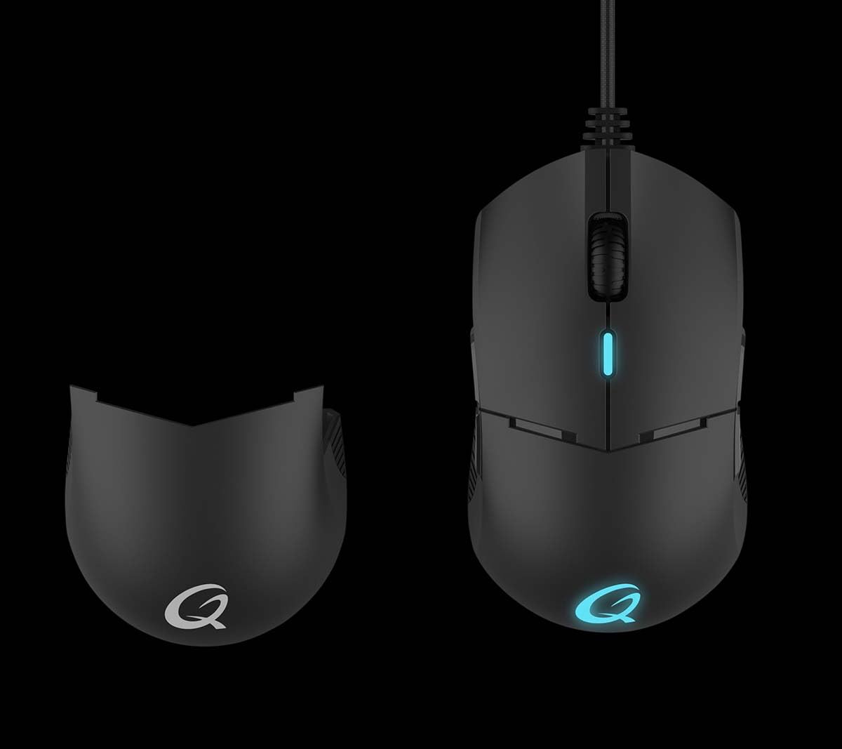 QPAD RATON GAMING DX700 NEGRO 16.000 ppp FPS