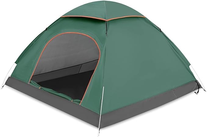 Portale Picnic Camping Waterproof Tent Camping Dome Tents Outdoor Garden Collapsible Tent for Camping,Hiking,Beach &Travelling (Green)-image-47