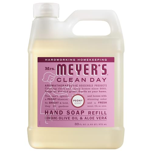 MRS. MEYER'S CLEAN DAY Hand Soap Refill, Peony...