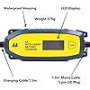 AA AA0725 4A Intelligent Car Battery Charger - LCD,8 Stage, Recover Dead Battery,Up To 4.0 DC Current, Memory/Autostart,Fully Protected From Sparks, Overheating, Reverse Polarity,Short Circuits,Black #2