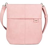 zwei Mademoiselle M12 Umhängetasche 32 cm Nubuk-Rose