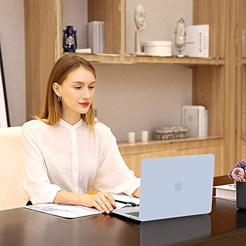MOSISO Compatible with MacBook Pro 13 inch Case M2 2026, 2025, 2024, 2023, 2022-2016 A2338 M1 A2251 A2289 A2159 A1989 A1708 A1706 with/Without Touch Bar, Plastic Hard Shell Case Cover, Baby Blue by MOSISO - Image 5