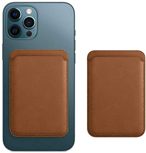 Carteira Magnética Para Cartões iPhone 12, Mini e Pro Max - Acoplamento Magnético em couro sintético