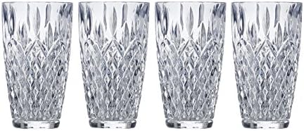 Mikasa Harding Highball Glass, 11.7-Ounce, Set of 4