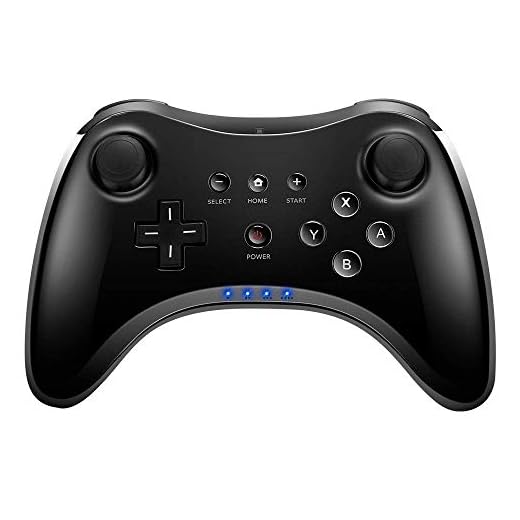 Yudeg Wii U Controller, Wireless Controller Gamepad for Nintendo Wii U Pro (Black)…