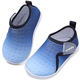 JIASUQI Baby Girls Boys Summer Quick Dry Water Shoes Casual Beach Sandals Gradient Blue 0-6 Months