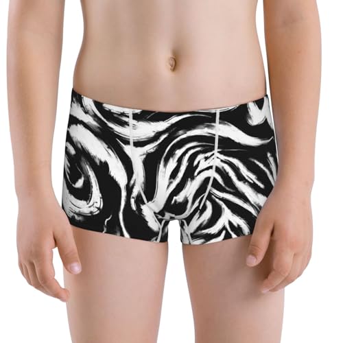 Boys' Cotton Boxer Brief Soft Underwear-Leopard And Zebra 2