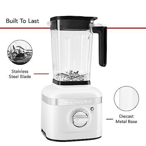 KitchenAid-K400-Variable-Speed-Blender-with-Tamper-KSB4028-White-56-ounces KitchenAid K400 Variable Speed Blender with Tamper KSB4028 White 56 ounces