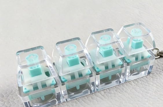 2Pcs Keyboard Fidget Toy for Adult, Green Creamy Fidget Clicker Toys