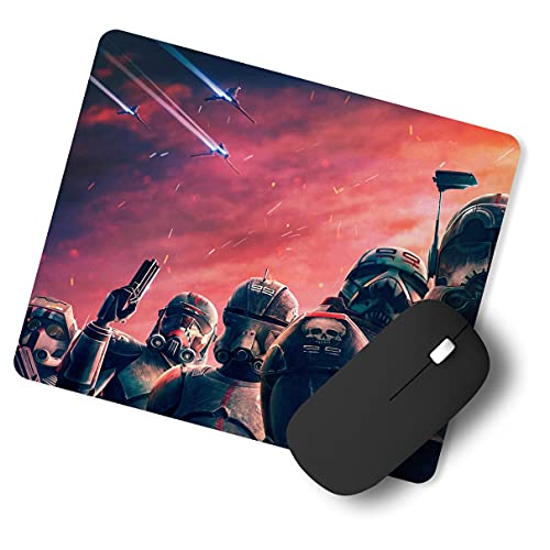 Image of Chiraiyaa Wars Man Superhero Designer Printed Premium Mouse pad with Anti-Skid Base and Smooth Gliding (9 in x 7.5 in)