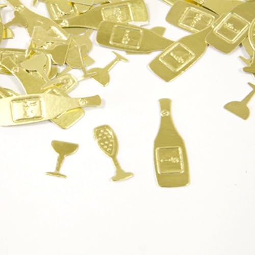 Tendances Fêtes - CONFETTIS CARTON SOIRÉE DE FÊTE 10G 3.X1CM OR