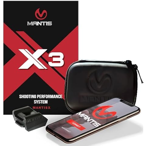 Mantis X3 Shooting Performance System |Dry Fire Training System | Works with Any Pistol, Rifle, or Airsoft/CO2 | Score & Analyze Every Shot with Free App | Shooting Practice at Home Cover